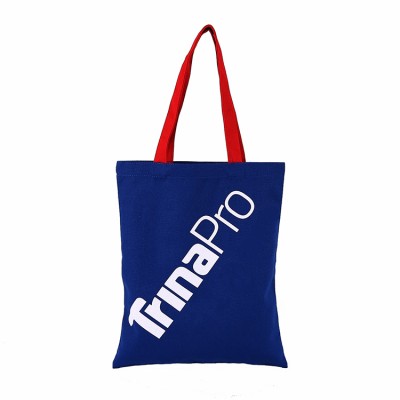 china factory customized logo portable reusable cotton canvas tote bag