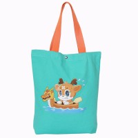 wholesale reusable recyclable portable shopping custom logo cotton canvas packaging tote bag