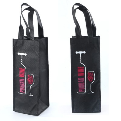 Cheap Eco-Friendly reusable outdoor Carrier non woven Champagne wine Bag