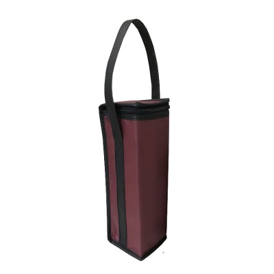 insulated thermal custom single bottle wine cooler bags