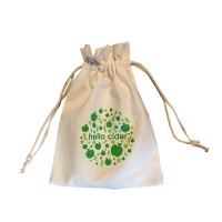 wholesale eco-friendly Natural Cotton Canvas Drawstring Sack Pouch gifts Bag