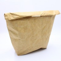 Manufacturer Custom Waterproof Eco friendly Kraft Paper Durable Insulated Bread Food Lunch Sacks Tote Tyvek Cooler Bag