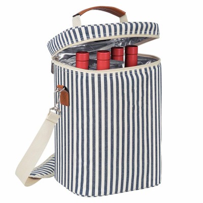 wholesale eco-friendly waterproof portable durable insulated beer wine bottle cooler tote bag